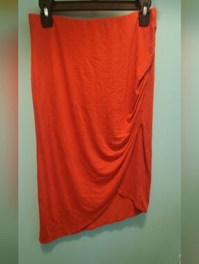 Bright Fun Stretchy Faux Wrap Skirt